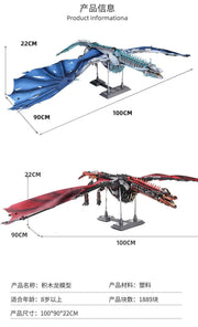 Giant Dragon Building Set – 1889pcs Creative MOC Fantasy Bricks Model