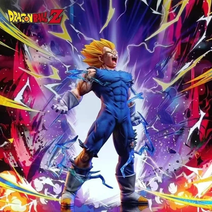 Dragon Ball Z Majin Vegeta Super Saiyan PVC Figure – Self-Destruct Pose Anime Collectible Statue