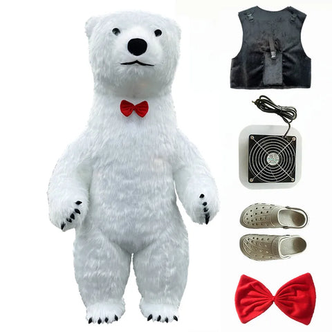 Inflatable Martha Bear Brown Bear Giant Costume Adult Walking Mascot