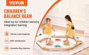 VEVOR Kids Balance Beam Stepping Stones Wooden Balance Boards