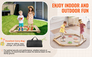 VEVOR Kids Balance Beam Stepping Stones Wooden Balance Boards