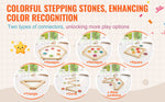 VEVOR Kids Balance Beam Stepping Stones Wooden Balance Boards