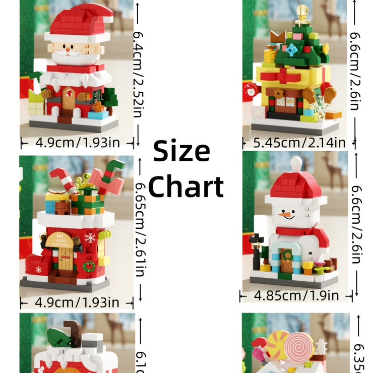 1292pcs Extra Large Building Blocks Set for Christmas Display, Winter Houses, Collector&