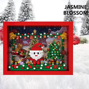 1150pcs Christmas Santa Clause 3D Photo Frame Building Brick